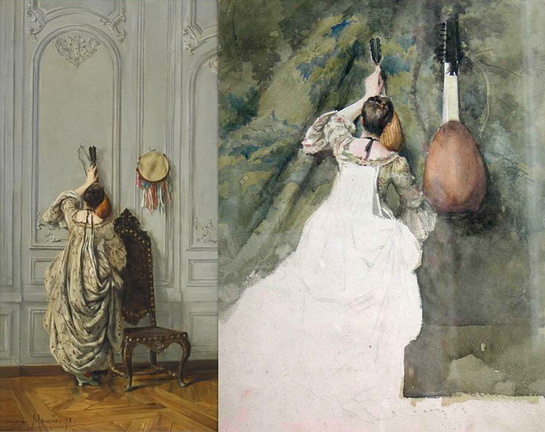 Musicienne à la Mandoline
