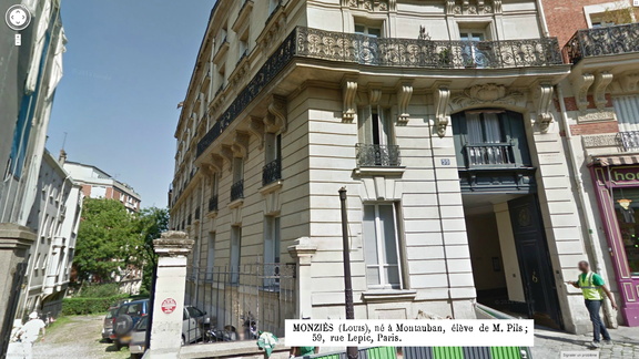 59 rue Lepic à Paris (en 1882)