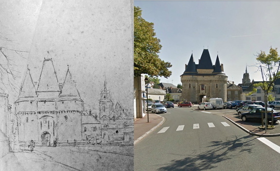 La porte Saint Julien à La Ferté-Bernard