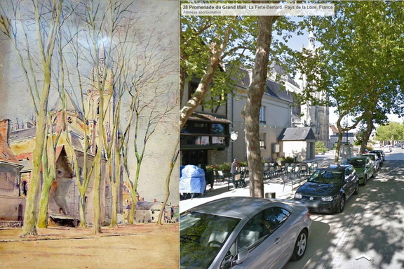 Promenade du Grand Mail à la Ferté Bernard