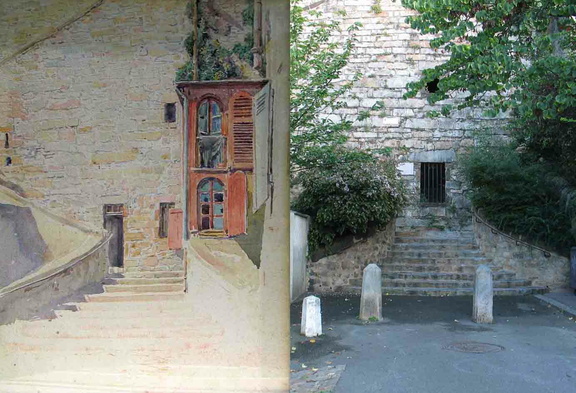 Escalier des Boucheries au Mans