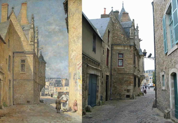 Rue des Chanoines au Mans