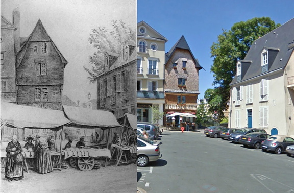 Place du Hallai au Mans