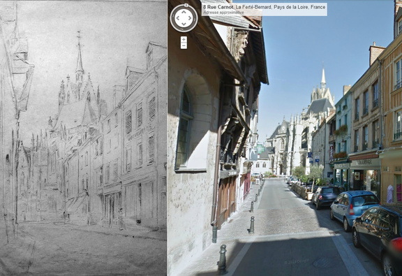 Rue Carnot à La Ferté Bernard