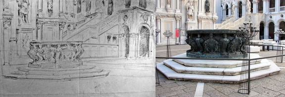 Puits d'Alberghetti au Palais des Doges à Venise