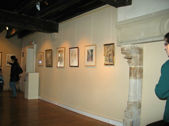 Tableaux de scènes de rue du Mans