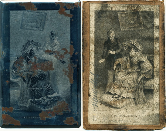 Plaque pour les deux maîtresses de Musset