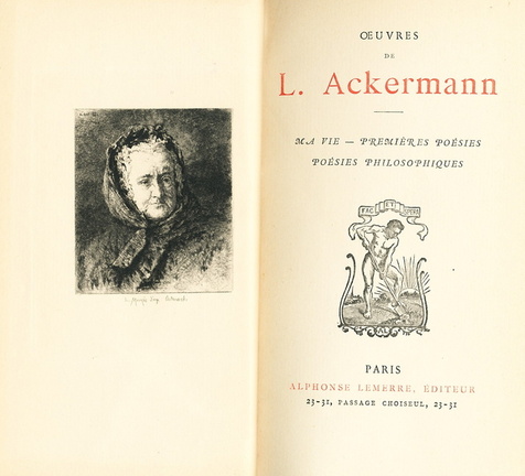 Louise Ackermann - Oeuvres