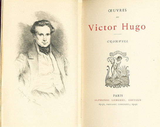 Frontispice de Cromwell de Victor Hugo