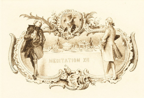Méditation XII : Des gourmands, tiré à part