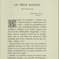 Caprices d'un Bibliophile - Le vieux bouquin