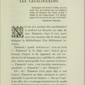 Caprices d'un Bibliophile - Les catalogueurs