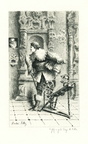 La quenouille de Barberine - état avant la lettre sur Whatman