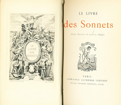 Frontispice du Livre des Sonnets