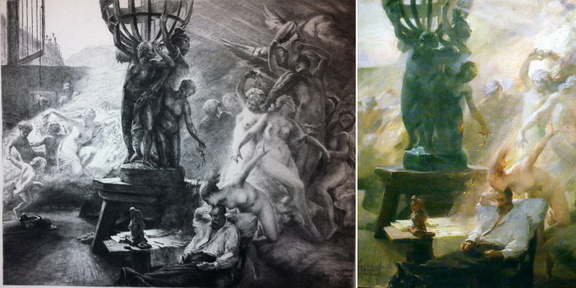 Maignan - Apothéose de Carpeaux