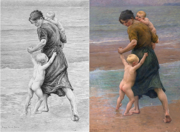 Demont Breton - Le bain