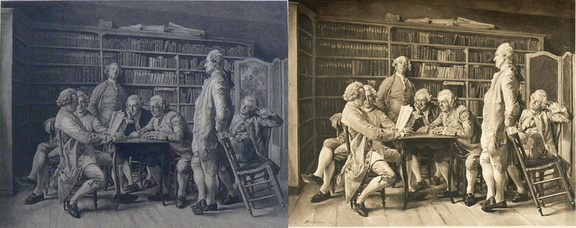 Meissonier - Lecture chez Diderot