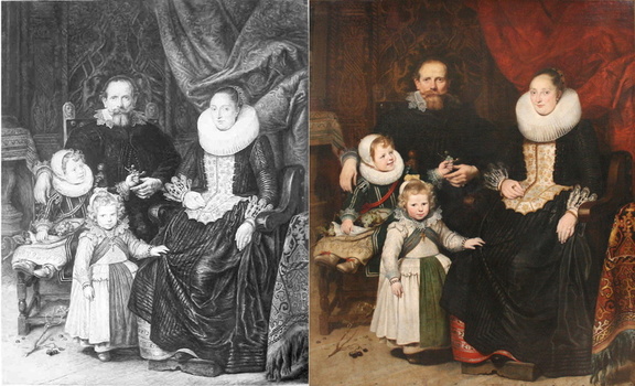 de Vos - Autoportrait en famille