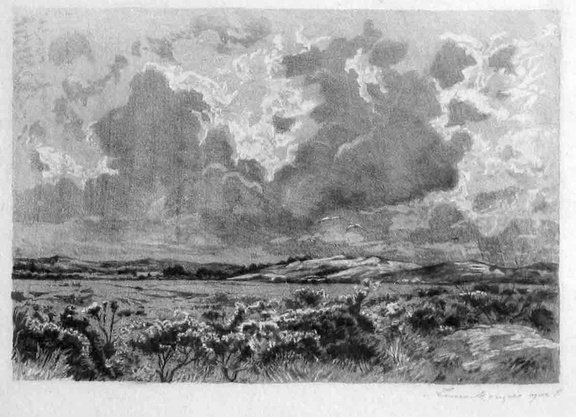 Paysage d'orage