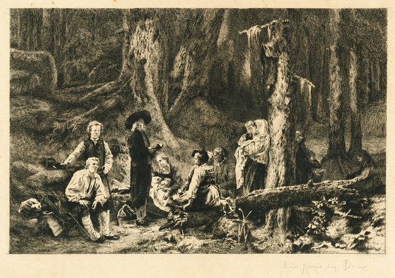 Brion - Les Pèlerins de Sainte Odile - Avant la lettre