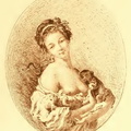 Fragonard - Jeune fille aux petits chiens