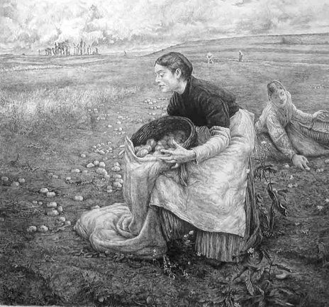 Bastien Lepage - Saison d'Octobre: Recolte des pommes de terre