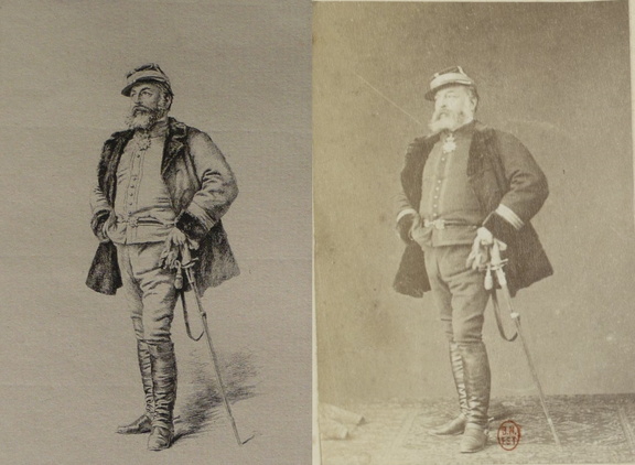 Meissonier en Colonel de la garde Nationale