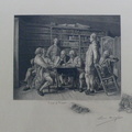 Meissonier - Lecture chez Diderot avec 2 remarques