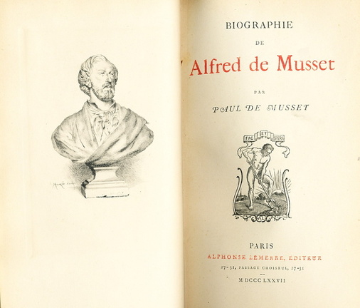 Biographie d'Alfred de Musset